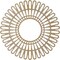 Ekena Millwork Cornelius Wood Fretwork Pierced Ceiling Medallion, Birch, 22"OD x 8 1/8"ID x 3/8"T CMWP22X0375CRBI - alternate 4